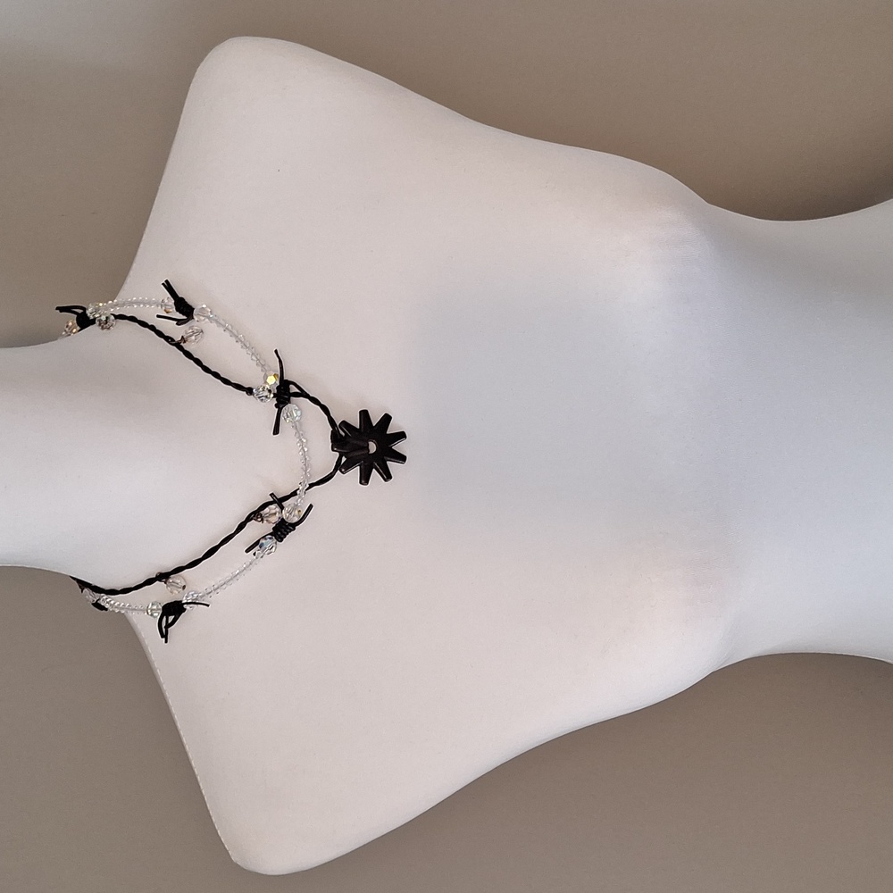 Spur/Barbed wire handmade necklace